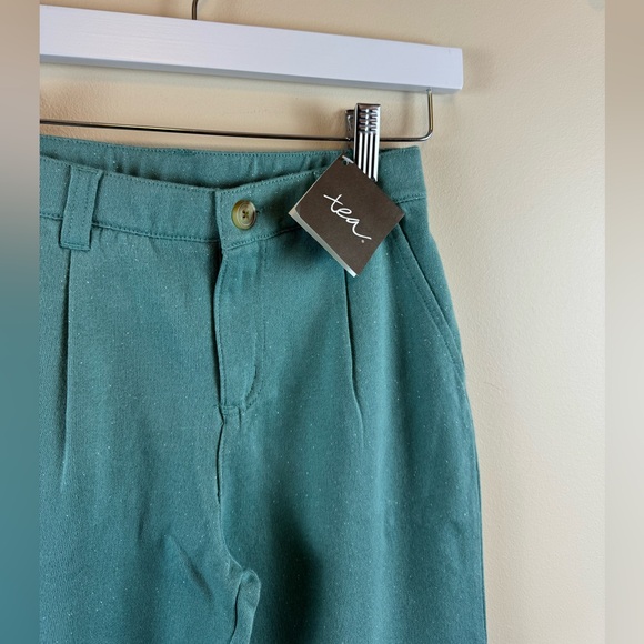 NWT Tea Collection Brillare Trousers in Blue Mineral - Picture 3 of 4